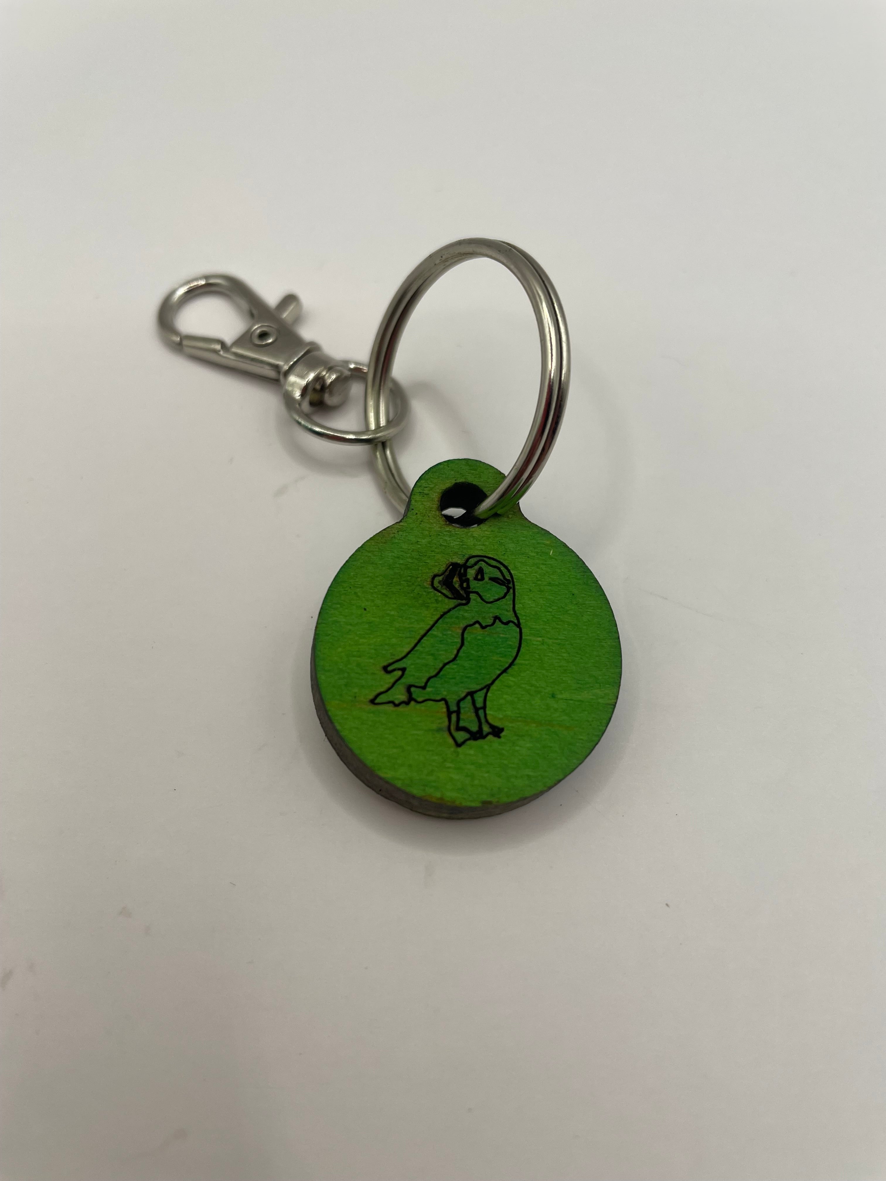 Wild Atlantic Charm - Puffin Green