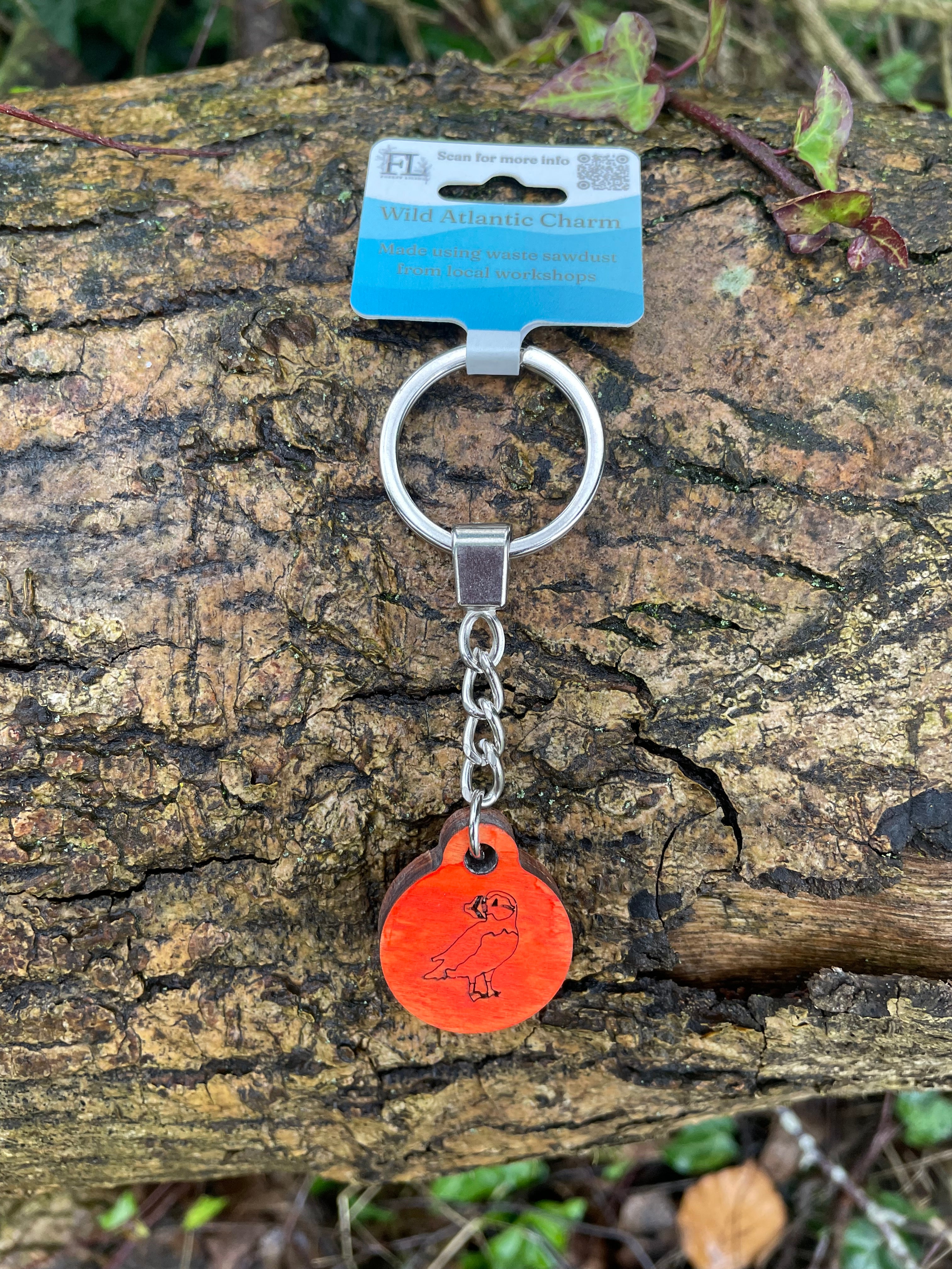 Wild Atlantic Charm - Puffin Orange