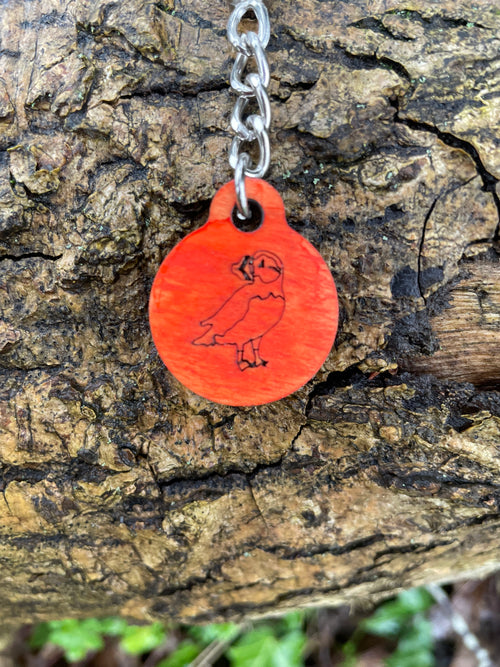 Wild Atlantic Charm - Puffin Orange