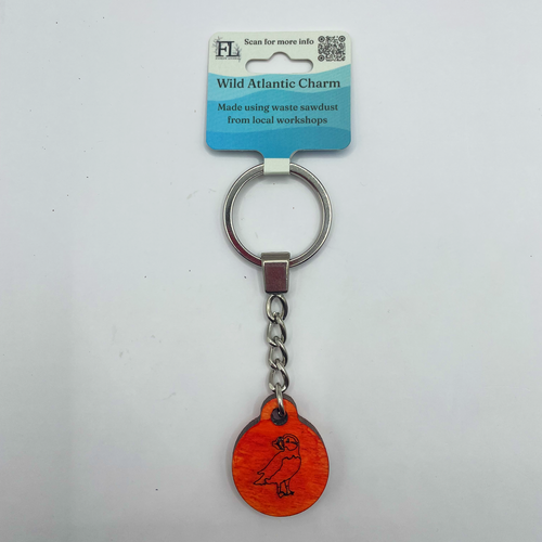 Wild Atlantic Charm - Puffin Orange