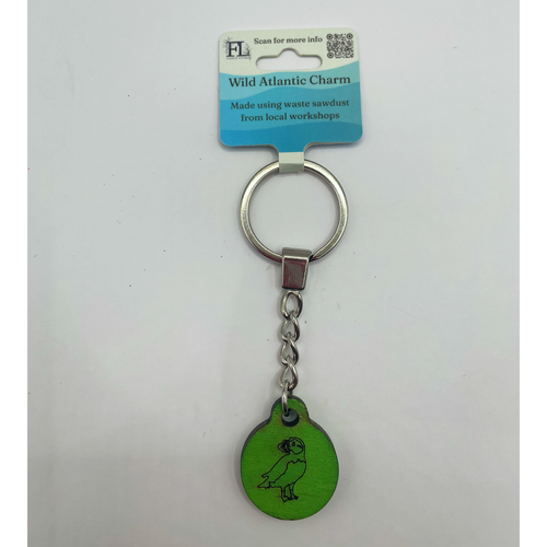 Wild Atlantic Charm - Puffin Green